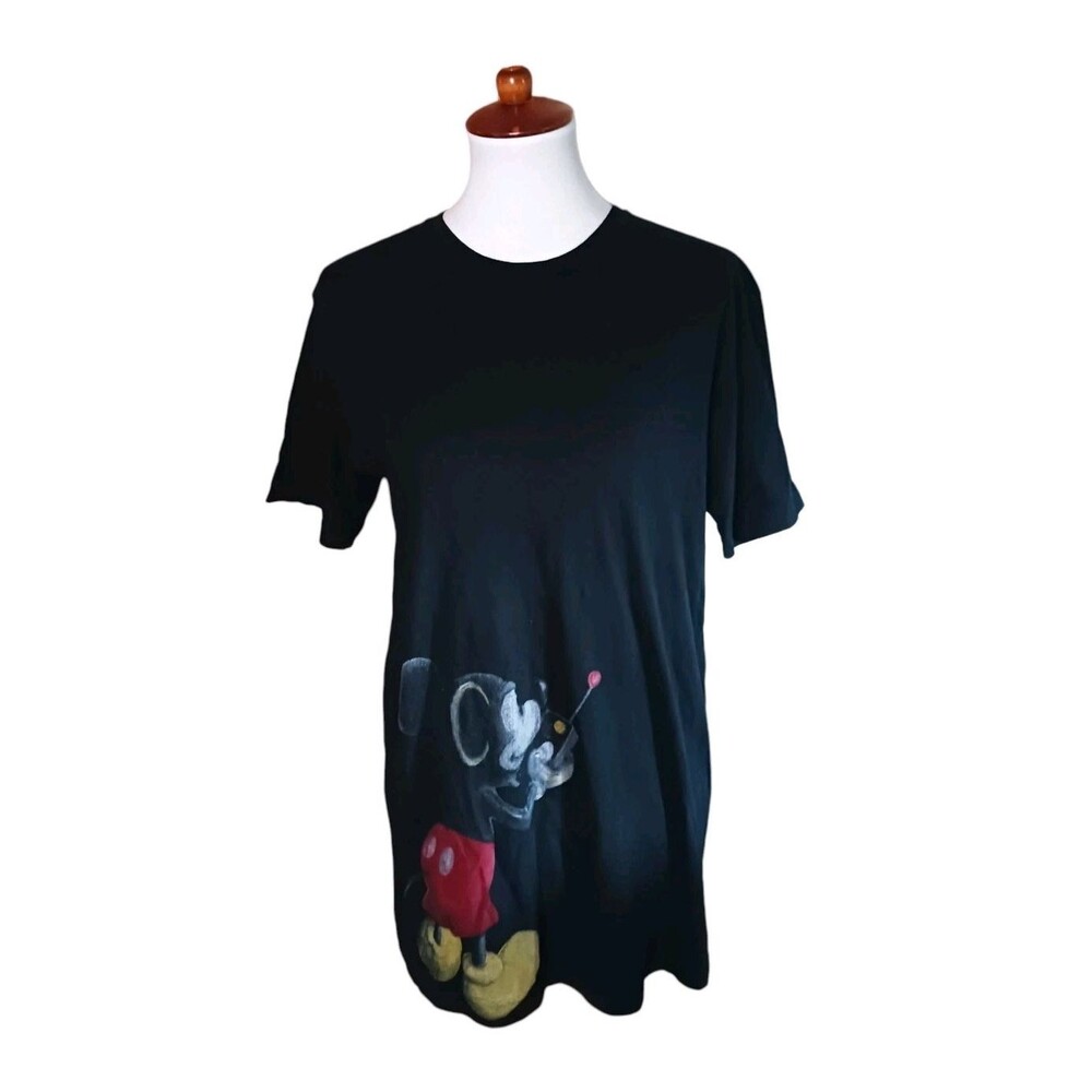 Disney Double 5 Collection Mickey Mouse T Shirt Womens M Les Schettkoe Artist LE